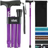 Algopix Similar Product 8 - Vive Folding Cane  Foldable Walking