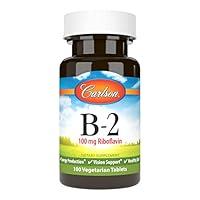 Algopix Similar Product 13 - Carlson  B2 100 mg Riboflavin