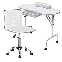 Algopix Similar Product 1 - Yaheetech 37inch Manicure Table Nail