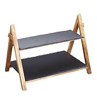 Algopix Similar Product 2 - Artesa Tableware Tiered Slate Serving