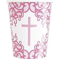 Algopix Similar Product 9 - Unique Fancy Pink Cross Disposable