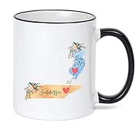 Algopix Similar Product 12 - Tennessee New Jersey Mug State to State