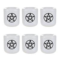 Algopix Similar Product 18 - Mega Candles 6 pcs Ceramic Black