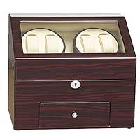 Algopix Similar Product 2 - JQUEEN Automatic Wood Watch Winder