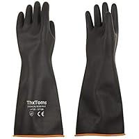 Algopix Similar Product 3 - ThxToms Heavy Duty Latex Gloves Resist