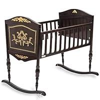 Algopix Similar Product 8 - Green Frog Old World Baby Cradle 
