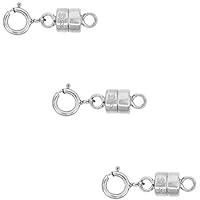 Algopix Similar Product 5 - 3 Pack Sterling Silver 4 mm Magnetic