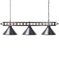 Algopix Similar Product 18 - Wellmet 3 Light Billiard Pool Table