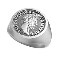 Algopix Similar Product 12 - Marcus Aurelius Stoic Theological Ring