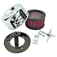Algopix Similar Product 5 - TC Bros Chrome Louvered Air Cleaner