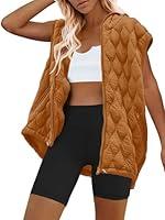 Algopix Similar Product 16 - SENSERISE Womens Oversized Puffer Vest