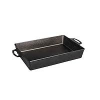 Algopix Similar Product 6 - Lodge 9"x13" Cast Iron Casserole, Black