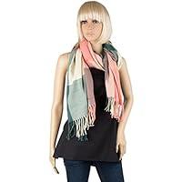 Algopix Similar Product 3 - Aerusi Girls 5 Color Grid Pashminia