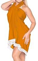 Algopix Similar Product 11 - LA LEELA Womens Swimsuit Sarong