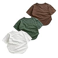 Algopix Similar Product 10 - ZFTTZYMX 3Pack Little Girls Curved Hem