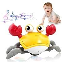 Algopix Similar Product 10 - PETWORTHY Crawling Crab Baby Toy 