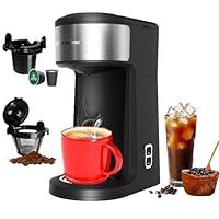 Algopix Similar Product 13 - Hrelec 2 in 1 K Cup Coffee Maker Iced