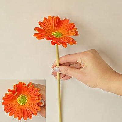 KIRIFLY Artificial Fake Flowers Plants Silk Flower Arrangements Wedding  Bouquets Decorations Plastic Floral Table Centerpieces for Home Kitchen  Garden