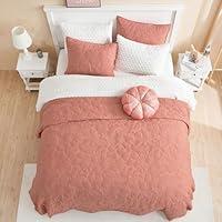 Algopix Similar Product 15 - SHALALA NEW YORK Coral Quilt Set Twin