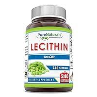 Algopix Similar Product 16 - Pure Naturals Lecithin 1200 mg Softgels