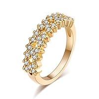 Algopix Similar Product 3 - YAZILIND Fashion Gold Plated Cubic