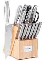 Algopix Similar Product 4 - LivingKit Knife Block Set 14 Piece High