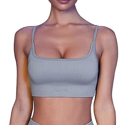 Best Deal for Shllale Womens Push-up Padded Strappy Sports Bra Backless