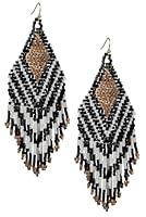 Algopix Similar Product 13 - Handmade Beaded Boho Earrings Ombre