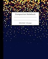 Algopix Similar Product 1 - Composition Notebook Wide Ruled Paper