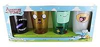 Algopix Similar Product 18 - Adventure Time Faces 4 Piece Pint Glass