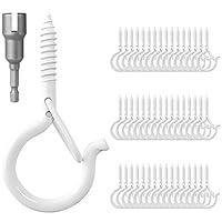 Algopix Similar Product 13 - BEHENO 48 PCS Screw Hooks for Outdoor