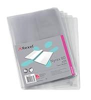 Algopix Similar Product 19 - Rexel Nyrex Twin Wallet 180 microns A4