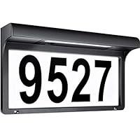 Algopix Similar Product 14 - LeiDrail House Numbers Solar Powered
