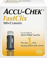 Algopix Similar Product 16 - ACCUCHEK FastClix Lancets 102 Each