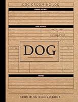 Algopix Similar Product 20 - Dog Grooming Record Book Canine