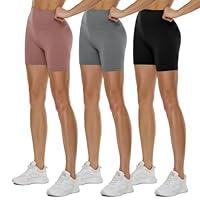 Algopix Similar Product 14 - 3 Pack High Waisted Biker Shorts for