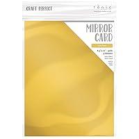 Algopix Similar Product 11 - Craft Perfect Mirror Satin CRDSTCK Gold