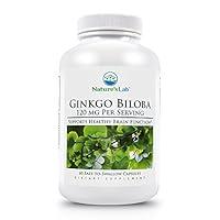 Algopix Similar Product 2 - Natures Lab Ginkgo Biloba 120mg 