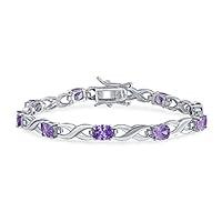Algopix Similar Product 4 - 9CT Simulated Violet Amethyst Purple