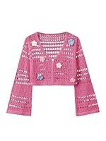 Algopix Similar Product 9 - SHENHE Girls 3D Floral Crochet Sweater