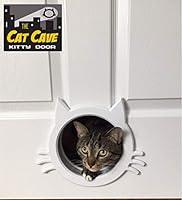 Algopix Similar Product 5 - The Cat Cave Interior cat Door (White)