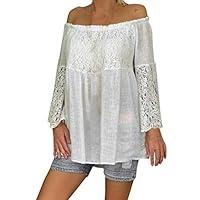 Algopix Similar Product 4 - Women Casual Sexy Off Shoulder Solid