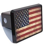 Algopix Similar Product 9 - USA American Flag Trailer Hitch Cover