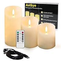 Algopix Similar Product 10 - Autbye Flameless Candles Electric with