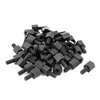 Algopix Similar Product 10 - uxcell M3 56mm Male Female Thread