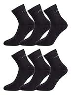Algopix Similar Product 19 - TISOKS Mens and Womens 6Pack Black