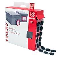 Algopix Similar Product 8 - VELCRO Brand Dots with Adhesive Black 