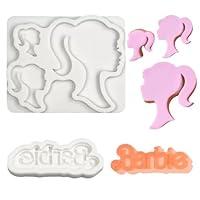 Algopix Similar Product 1 - Doll Head Silicone Molds Fondant Cake