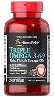 Algopix Similar Product 1 - Puritans Pride Triple Omega 369