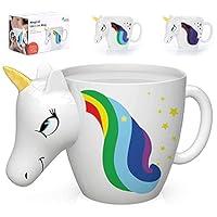 Algopix Similar Product 17 - InFLOATables Color Changing Unicorn Mug